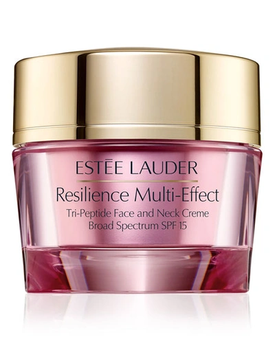 Estée Lauder Resilience Multi-effect Tri-peptide Face & Neck Moisturizer Creme Spf 15 1.7 Oz.