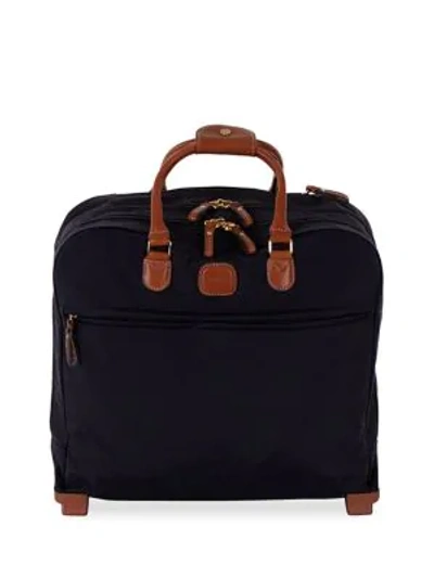 Bric's Black Rolling Pilot Case Luggage In Navy
