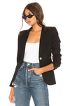 Smythe - Classic Duchess Blazer In Black In Black