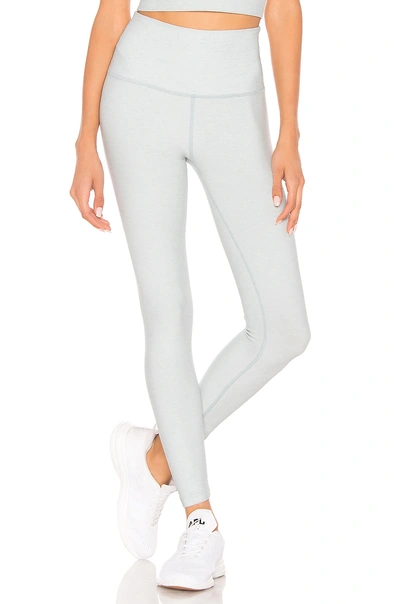 Beyond Yoga Spacedye Caught In The Midi High Waisted Legging In Glacier White