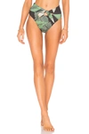Beach Riot X Revolve Emma Bikini Bottom In Black Palm