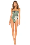 Beach Riot X Revolve Amber One Piece In Black Palm