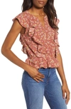 1.STATE FLOUNCE HERITAGE BOUQUET BLOUSE,8168058