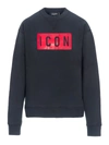 Dsquared2 D Squared Dsquared Icon Printed Sweatshirt In Black
