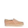 VINCE WILDREN CAMEL SUEDE ESPADRILLE SKATE SHOES