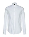 Emporio Armani Solid Color Shirt In White