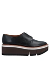 Clergerie Barbara Platform Lace-up Shoes In Black