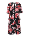 Liu •jo Short Dresses In Black