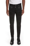 DSQUARED2 DESTROYED SKINNY JEANS,S74LB0531STN833