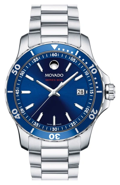 MOVADO 'SERIES 800' BRACELET WATCH, 40MM,2600137