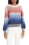 ELEVEN SIX LUCY STRIPE ALPACA BLEND SWEATER,ESPSP19-06