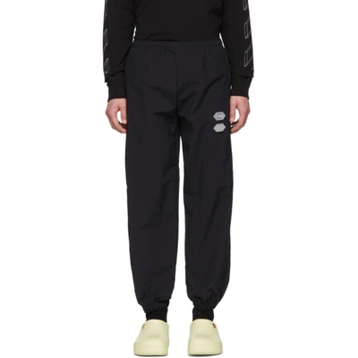 Off-white Elasticated Trousers In Black