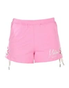 Happiness Woman Shorts & Bermuda Shorts Pink Size M Cotton In Pink