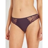 SIMONE PERELE Delice jersey and embroidered mesh thong