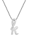 ALEX WOO LITTLE AUTOGRAPH INITIAL PENDANT NECKLACE IN STERLING SILVER, 16,NAULETK-S