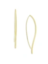CARELLE Athena Diamond & 18K Yellow Gold Threader Earrings