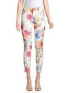 7 FOR ALL MANKIND The Ankle Skinny Floral Print Jeans