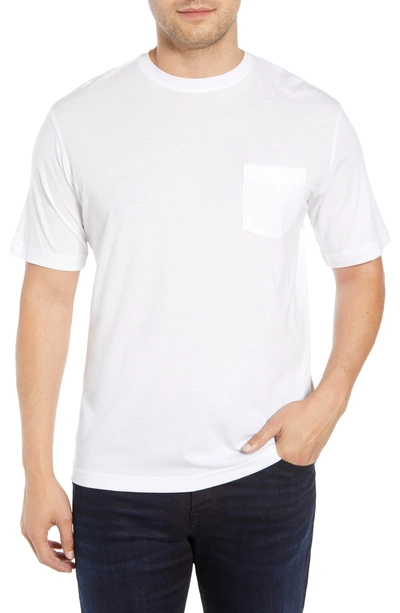 Peter Millar Seaside Summer Soft Pocket Tee In White