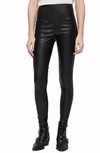 Allsaints Cora Leather Leggings - 150th Anniversary Exclusive In Black