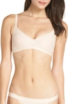 Negative Underwear Moire Bralette In Peach