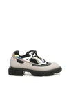 Both Gao Runner Low-top Rubber Trainers In Grey Multi (black)