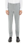 Theory Mayer New Tailor 2 Wool Trousers In Chrome Melange