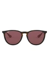 Ray Ban Ray-ban Sunglasses, Rb4171 54 Erika In Tortoise/ Red Solid