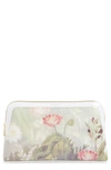 TED BAKER RELLIEE FLORAL COSMETICS CASE,WXG-RELLIEE-DH9W