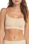 Calvin Klein Invisibles Comfort Lightly Lined Retro Bralette Qf4783 In Bare