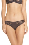 Simone Perele Promesse Tanga Thong In Anthracite