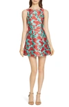 ALICE AND OLIVIA LINDSEY STRUCTURED FIT & FLARE DRESS,CC812Q41510