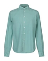 Peuterey Solid Color Shirt In Light Green