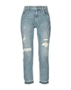 BRIAN DALES BRIAN DALES WOMAN DENIM CROPPED BLUE SIZE 29 COTTON, POLYESTER, ELASTANE,42718271MU 2