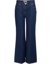 VALENTINO FLARED JEANS,RB3DD08A/4BD/0X0