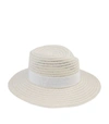 MAISON MICHEL VIRGINIE STRAW FEDORA,15050283