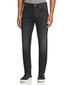 7 FOR ALL MANKIND ADRIEN SLIM FIT JEANS IN BLACK TIDE,AT0165030P