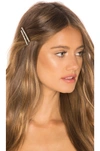 Jennifer Behr Gwen Crystal Bobby Pins, Set Of 2 In Crystal