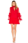 ALEXIS ALEXIS NAOKO DRESS IN RED.,AXIS-WD336