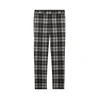 BURBERRY Slim fit tartan wool cashmere tailored trousers