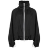 Givenchy Zip-front Hooded Wind-resistant Jacket In Black