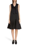 JW ANDERSON BOW DETAIL EXAGGERATED HEM DRESS,DR09819A 828/999