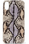 THE CASE FACTORY SNAKE-EFFECT LEATHER IPHONE XR CASE