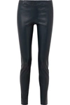 THE ROW STRETCH-LEATHER SKINNY PANTS