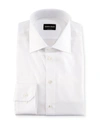 Giorgio Armani Shirt Cotton Button-down Collar In White