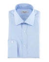 CHARVET POPLIN DRESS SHIRT, BLUE,PROD144681220