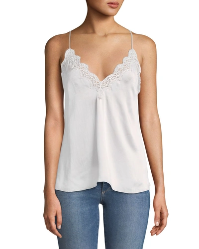 Cami Nyc The Everly Silk Camisole W/ Lace