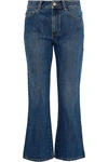 CO CROPPED MID-RISE KICK-FLARE JEANS,3074457345619834137