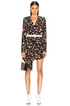 GIVENCHY GIVENCHY MINI PRINT DRESS IN MULTI,GIVE-WD97