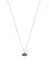 KISMET BY MILKA ROSE GOLD 10TH EYE HAVEN SAPPHIRE AND DIAMOND NECKLACE