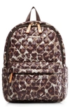 Mz Wallace Leopard Small Metro Backpack In Leopard/gold